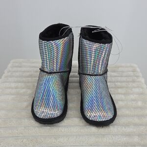 The Children's Place Holographic Sequin Boots